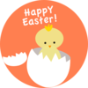 Easter Chick Hatching Clip Art